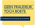 Geen fraudeur, toch boete