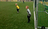 Voetballen met twee keepers